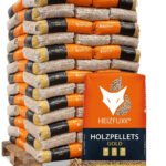 Heizfuxx Holzpellets Weichholz 6 mm ENplus A1 HD-Qualität 15 kg x 65 Sack